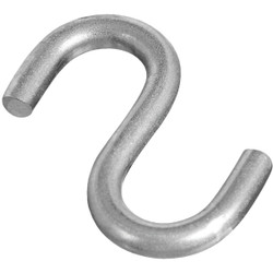 National 1-1/2 In. Stainless Steel Heavy Open S Hook N233536 Pack of 20