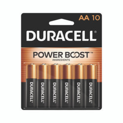 Duracell® Power Boost CopperTop Alkaline AA Batteries, 10/Pack MN1500B10Z