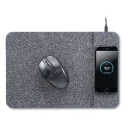 Allsop® Powertrack Wireless Charging Mouse Pad, 13 x 8.75, Gray 32192