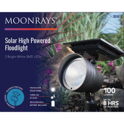 Moonrays 100-Lumen SMD Solar Floodlight 26161 Pack of 6