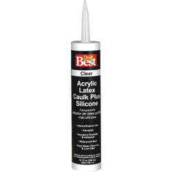 Do it Best 10.1 Oz. Clear Siliconized Acrylic Latex Caulk 7079877014 Pack of 12