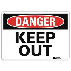 Lyle Danger Sign,7 inx10 in,Plastic U1-1056-NP_10X7