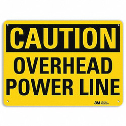 Lyle Safety Sign,7 in x 10 in,Aluminum U4-1579-RA_10X7