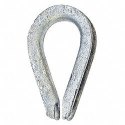 Crosby Wire Rope Thimble,3/8 in Rope dia.,Steel 1037336