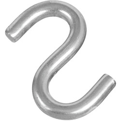 National 2 In. Stainless Steel Heavy Open S Hook N233544 Pack of 20