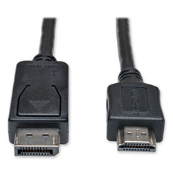 Tripp Lite DisplayPort to HDMI Adapter Cable, 3 ft, Black P582003