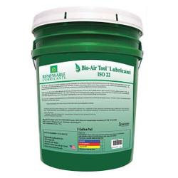 Renewable Lubricants Air Tool Lubricant,Synthetic Base,5 gal. 83104