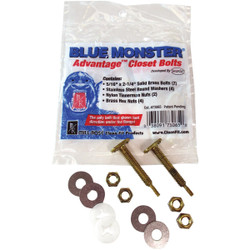 Blue Monster 5/16 In. x 2-1/4 In. Advantage Closet Bolt Kit 73065