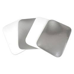 Durable Packaging FOIL,BOARD LID,3 COMP,WH L21500
