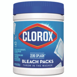 Clorox® Control Bleach Packs, Regular, 12 Tabs/pack, 6 Packs/carton 31371