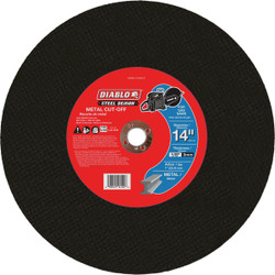 Diablo Steel Demon 14 In. x 1 In. Metal High Speed Cut Off Disc DBDS14125A01F