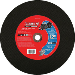 Diablo Steel Demon 12 In. x 1 In. Metal High Speed Cut Off Disc DBDS12125A01F