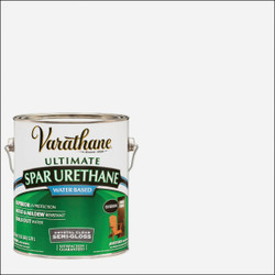 Varathane Semi-Gloss Clear Water Based Exterior Spar Urethane, 1 Gal. 250131