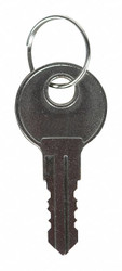 Key,Silver,1-3/4" Sz,Nickel Material,PK2
