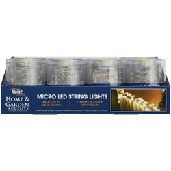 Alpine 60ct Ww Led Custrg Light EUT166BB-WW-TM Pack of 16