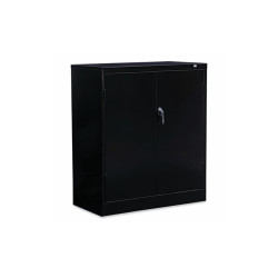 Alera® Standard Assembled Storage Cabinet, 36w x 18d x 42h, Black CME4218BK