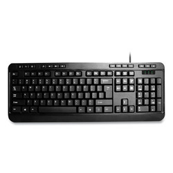 Adesso Akb132ub 118-Key Mm Desktop Usb Keyboard, Black AKB132UB