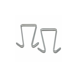 Alera® HOOK,GRMNT,PNL,DBL,2PK,SV ALECH2SR