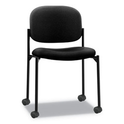 HON® CHAIR,GUEST ARMLESS,BK HVL606.VA10