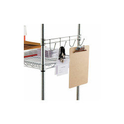 Alera® BAR,W/4 HOOKS 18" SR 2/PK ALESW59HB418SR