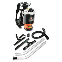 Hoover® Commercial Backpack Vacuum, 6.4 Qt Tank Capacity, Black C2401