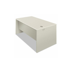 HON® 38000 Series Desk Shell, 60" X 30" X 30", Light Gray/silver H38932.B9.Q
