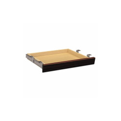 HON® Laminate Angled Center Drawer, 22w X 15.38d X 2.5h, Mahogany H1522.N