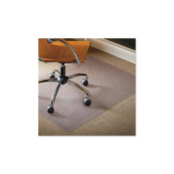 ES Robbins® Natural Origins Chair Mat For Carpet, 36 X 48, Clear 141028