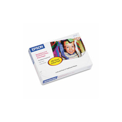 Epson® Premium Photo Paper, 10.4 Mil, 4 X 6, High-Gloss White, 100/pack S041727