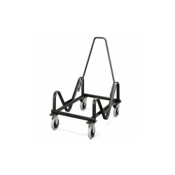 HON® Olson Stacker Series Cart, Metal, 21.38" x 35.5" x 37", Black H4043.T