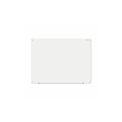 Universal® Frameless Glass Marker Board, 48 x 36, White Surface UNV43233