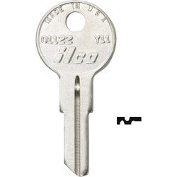 ILCO Yale Lockset H7W Key Blank, 1122 (10-Pack) AL2830220B