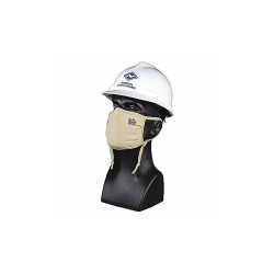 National Safety Apparel Face Mask,6" H,Beige,Fabric,Reusable MASK2A-JK