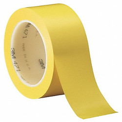 3m Floor Tape,Yellow,1 inx108 ft,Roll 471