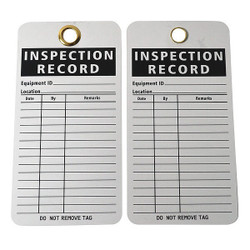 Manufacturer Varies Inspection Rcd Tag,5-3/4 x 3 In,PK25 9DT29