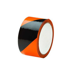 Sim Supply Floor Tape,Black/Orange,2 inx54 ft,Roll  3YRX8