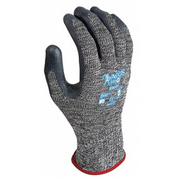 Showa Coated Gloves,Black, White,9,PR 230-09