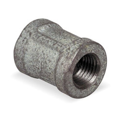 Sim Supply Coupling, Malleable Iron, 1/2 in, NPT  5P919