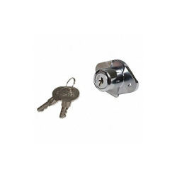 Sim Supply Cabet and Draw Dead Bolt Locks,Slvr,Diam  1XRX5