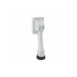 Manufacturer Varies Lever Door Holder,White,Zinc,4 In. 1XNK7