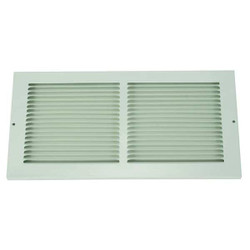 Sim Supply Return Air Grille,6x12",White  4MJP7