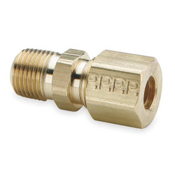 Parker Connector,Brass,CompxM,5/16Inx1/4In,PK10 68C-5-4