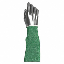 Pip Cut-Resistant Sleeve,Green,Knit Cuff 25-7618GRN-ET