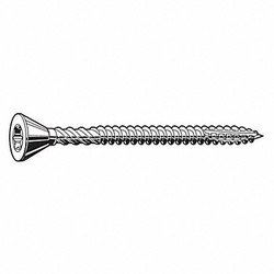 Sim Supply Deck Screw,#10,Steel,2"L,PK200  U30251.019.0200