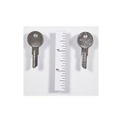 Kaba Ilco Key Blank, IL9,Brass, PK10 1043B-IL9