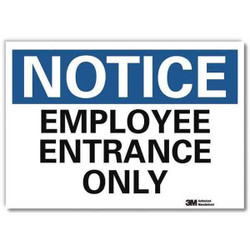 Lyle Notice Sign,10inx14in,Reflctv Sheeting U5-1182-RD_14X10