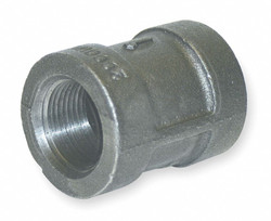 Sim Supply Coupling, Malleable Iron, 1/2 in, NPT  1LBN9