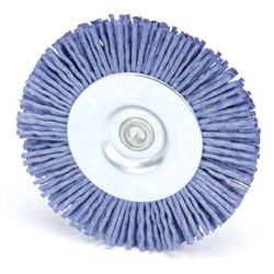 Weiler Wire Wheel Brush,3",1/4".,4,500 RPM 90436