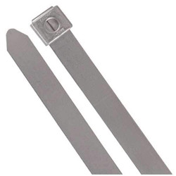 Ty-Rap Cable Tie,22 in,Silver,PK10 SS23-250-10