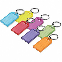 Lucky Line ID Key Tags with Flap,Assorted,PK10 605100